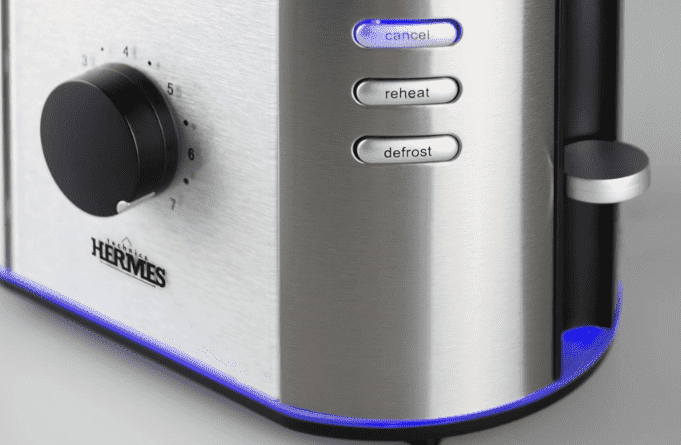 Тостер HERMES TECHNICS HTTO700 870Вт серебристый, Россия